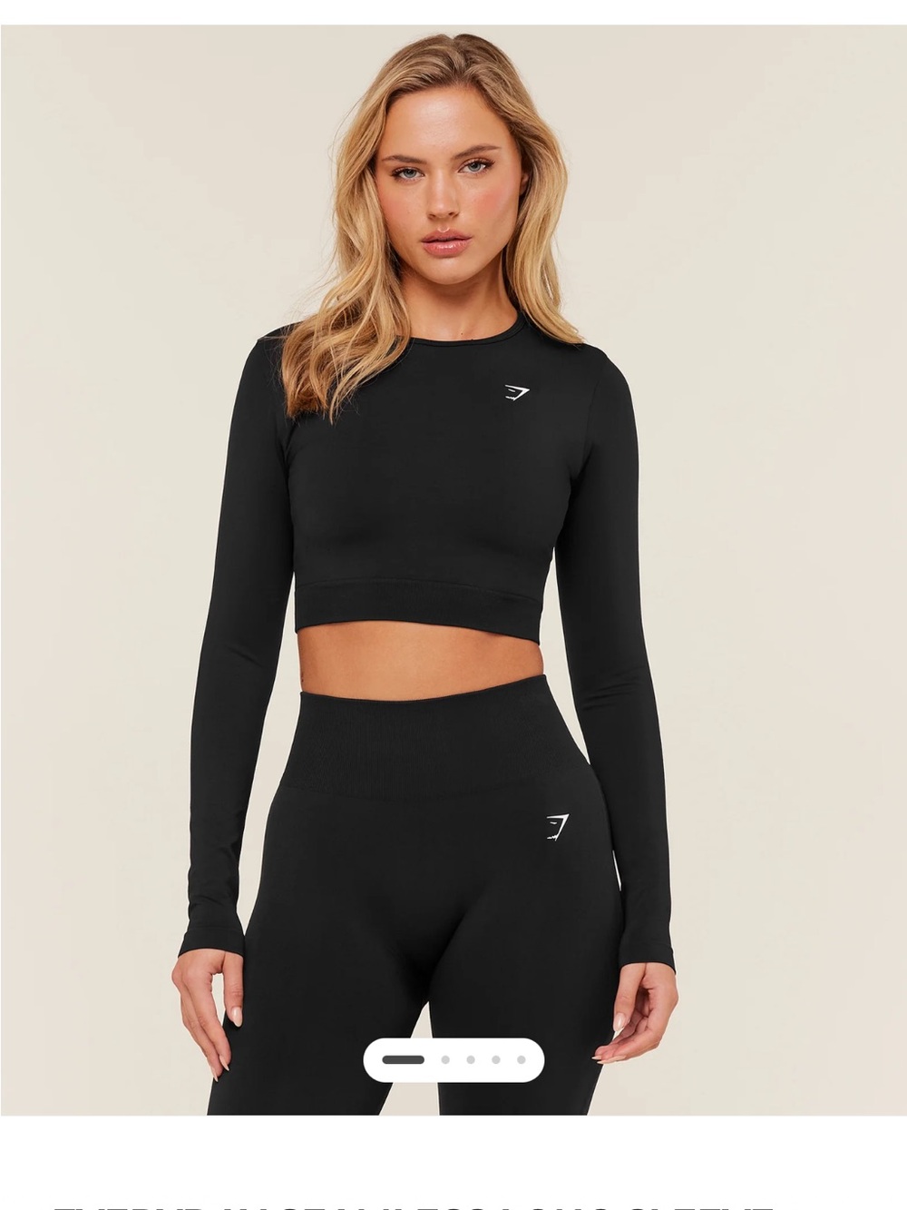 Gymshark Seamless Long Sleeve Crop Top